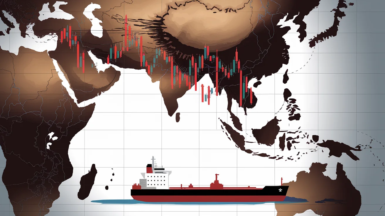 Asia Stocks Plunge Amid US-Iran Tensions Over Strait of Hormuz