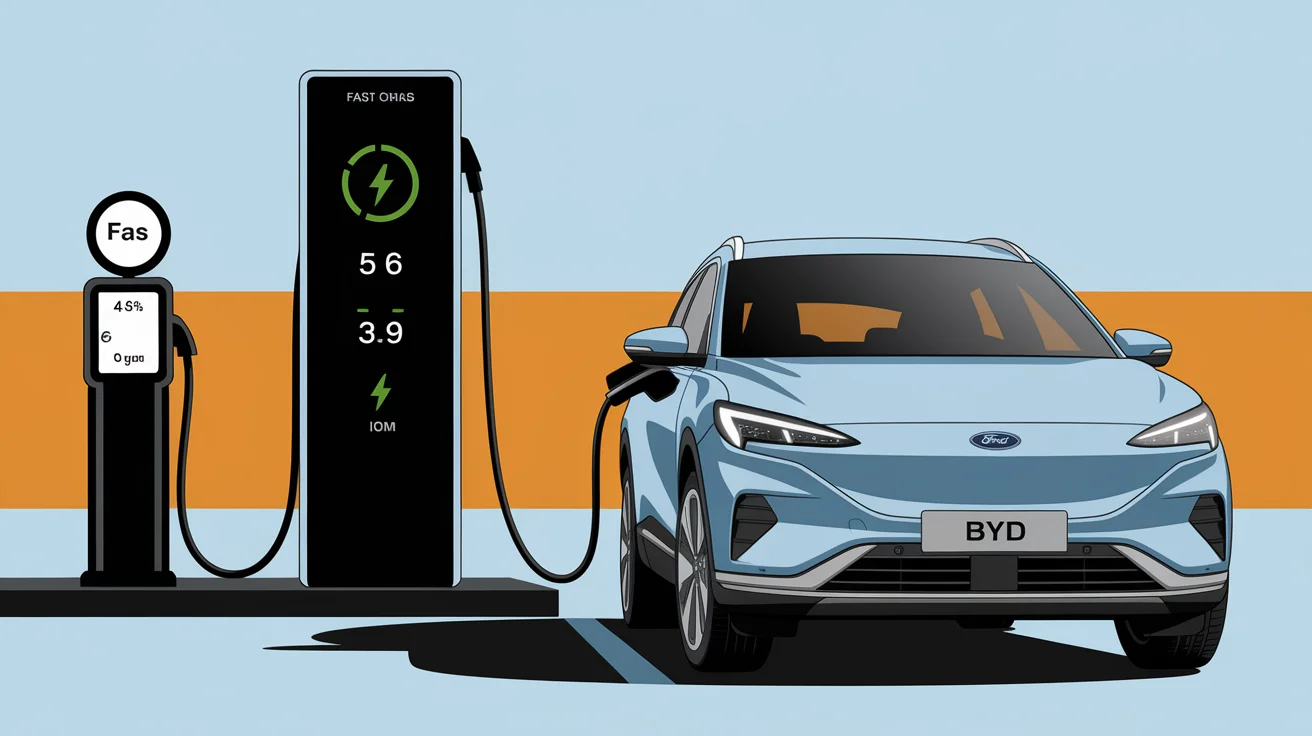 BYD Develops Faster EV Chargers to Rival Gas Pump Speeds