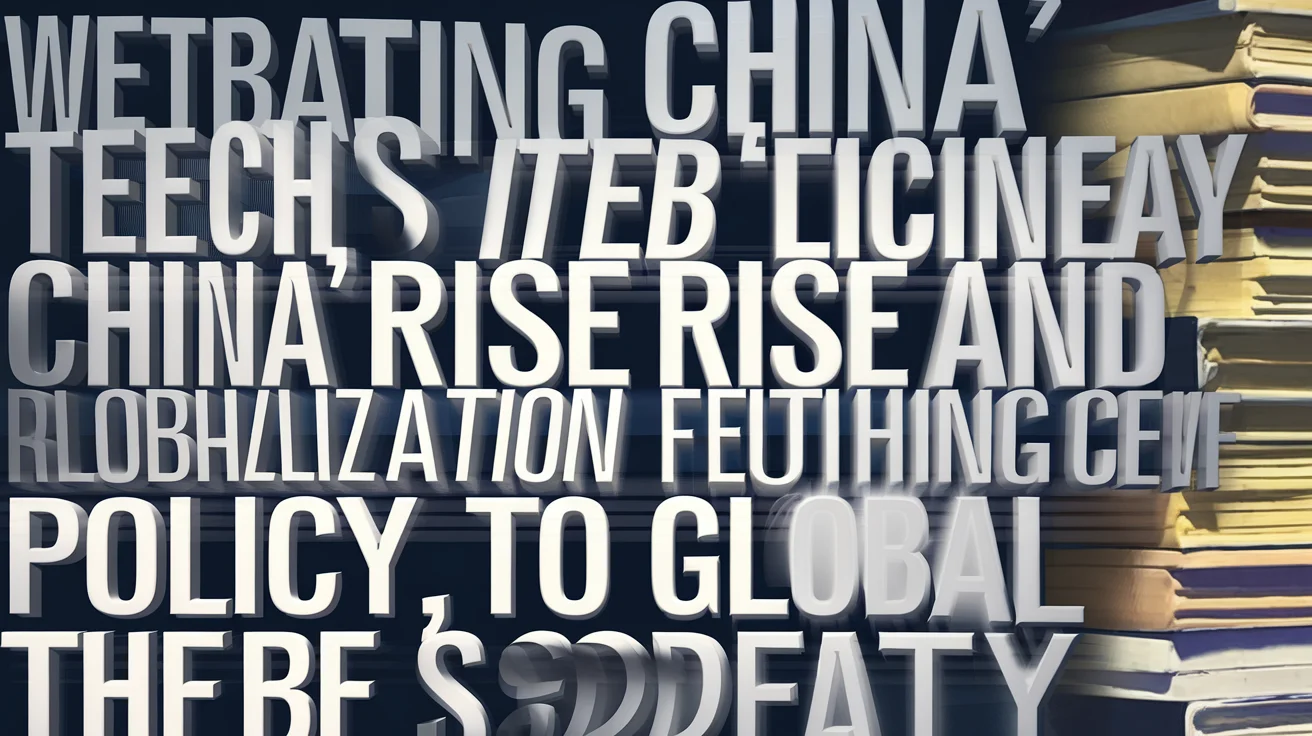 Book Review Examines China's Tech Rise Amid Globalization and Policy Debates