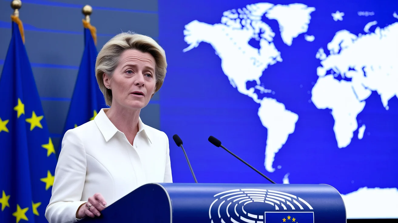 EU's Von der Leyen Calls for Iran Talks and End to Hostilities in Strait of Hormuz