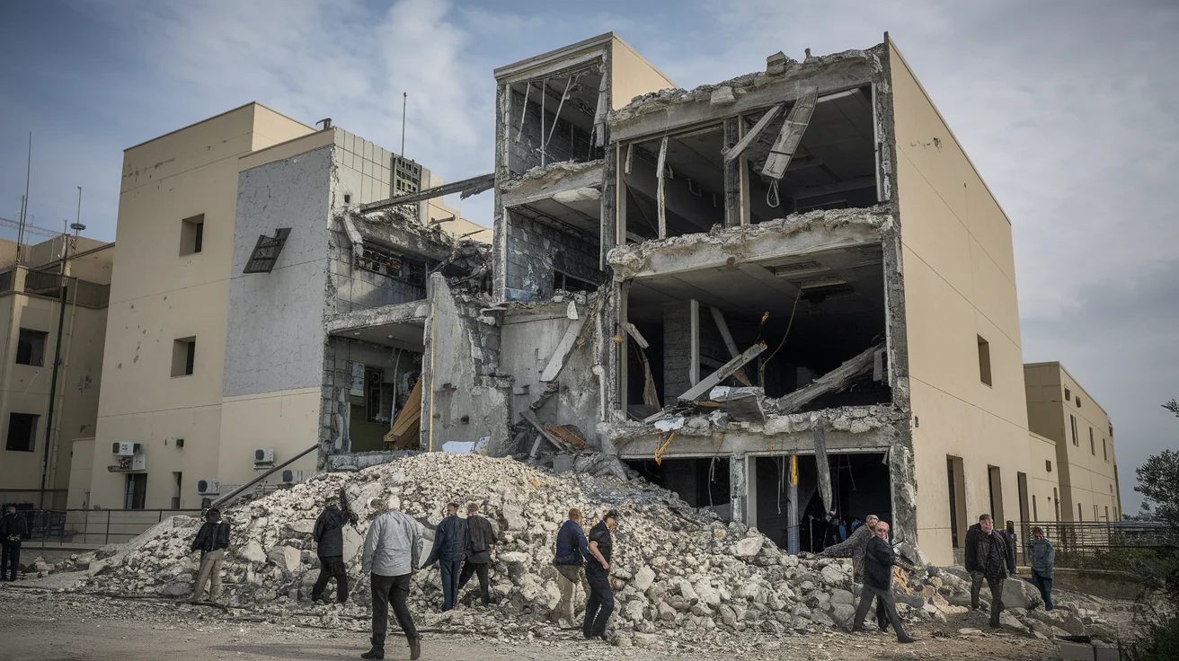 Iranian Missiles Strike Near Israel's Nuclear Site, Wounding 180