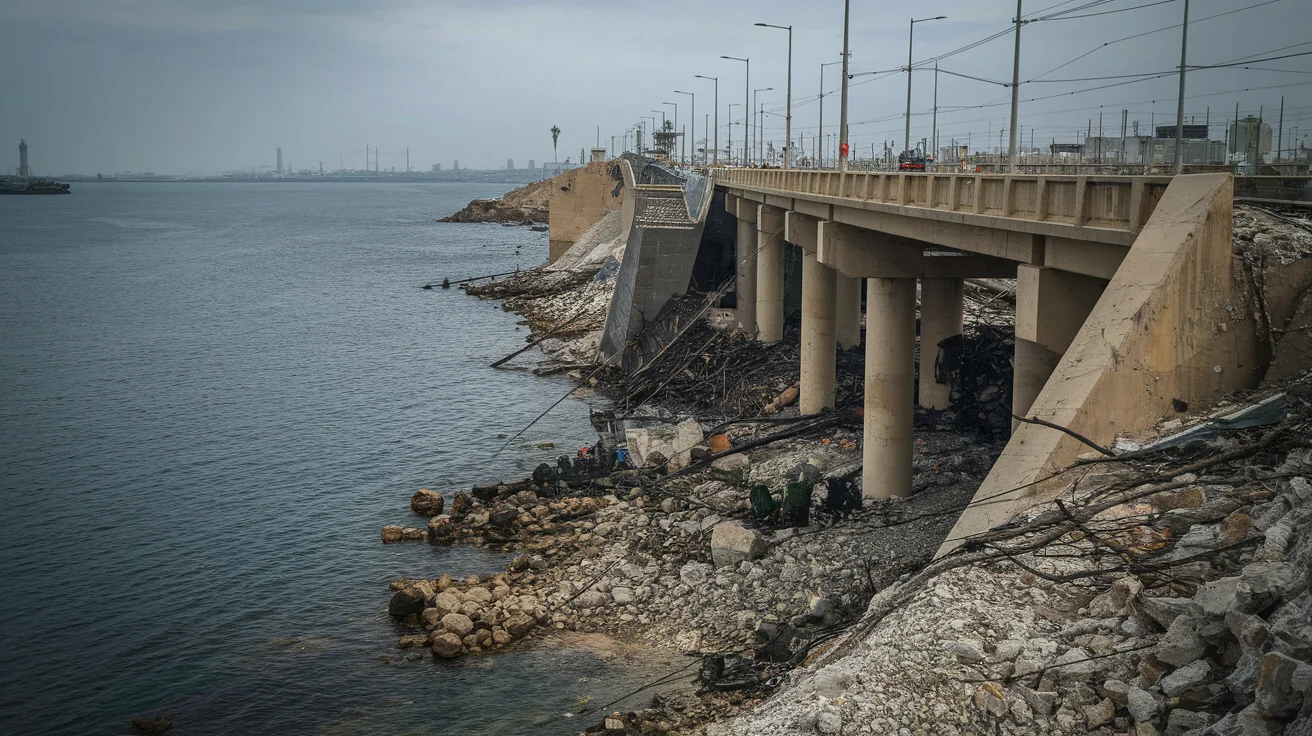 Israeli Air Strike Damages Key Bridge in Lebanon Amid Escalating Tensions