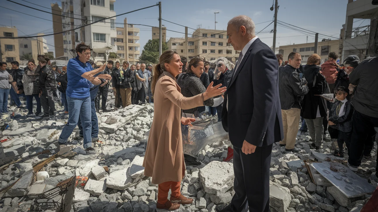 Israeli Woman Confronts National Security Minister at Iranian Missile Strike Site