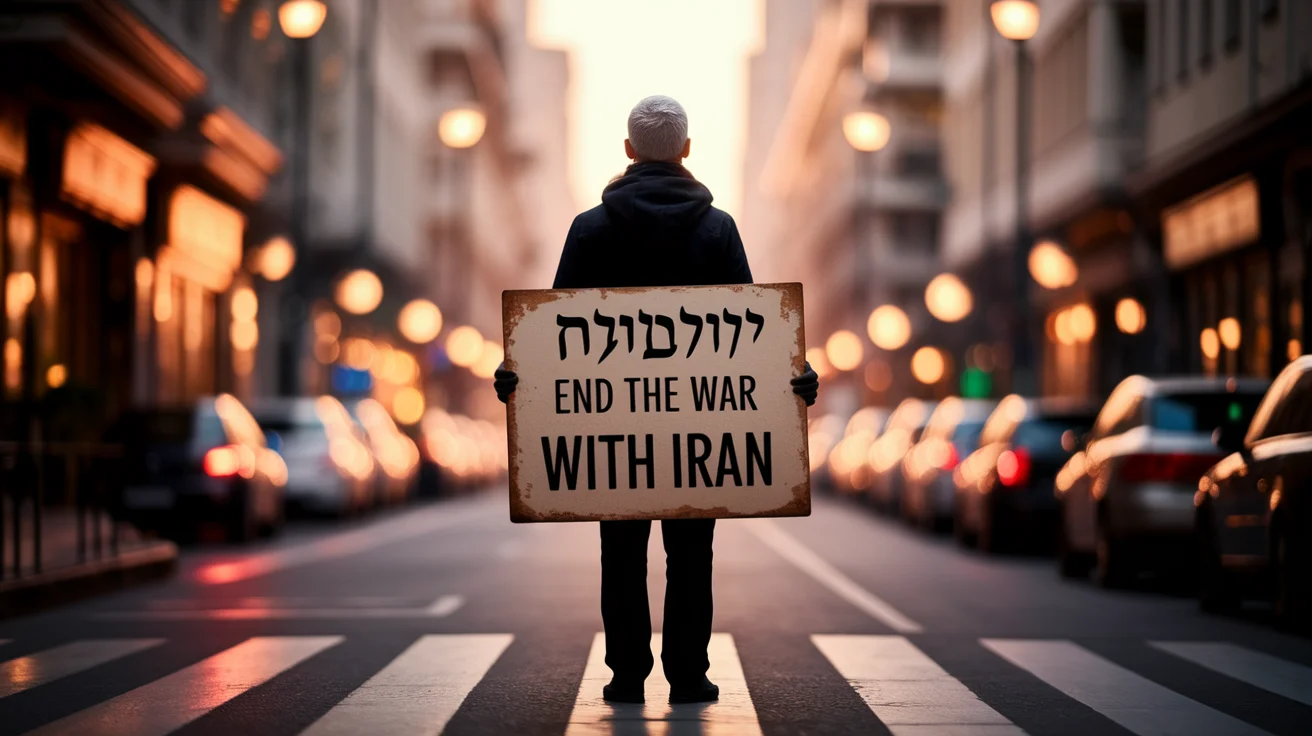 Israelis Protest in Tel Aviv Demanding End to War with Iran and Hezbollah Conflict