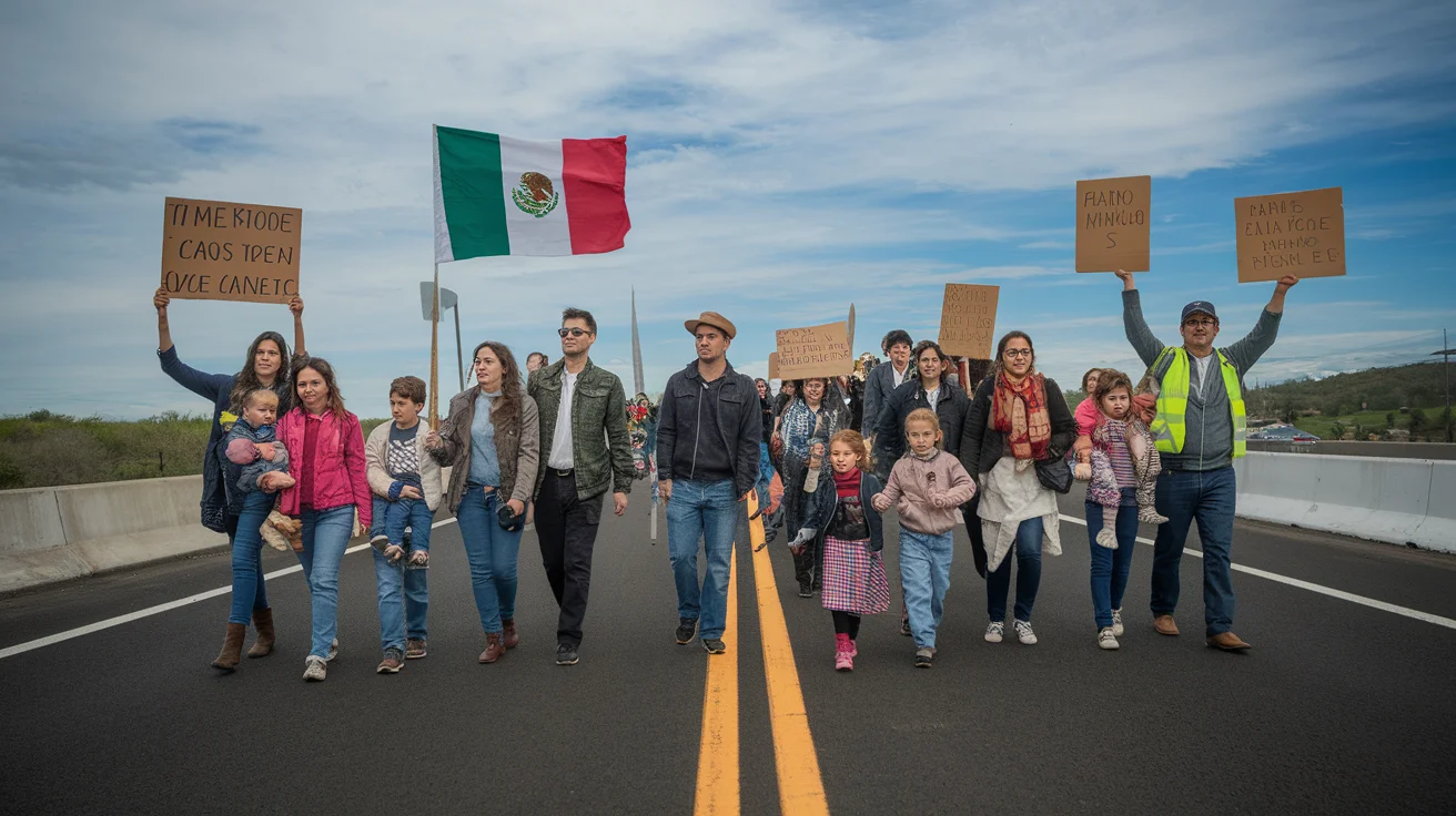 Migrants March in Southern Mexico Against Immigration Restrictions