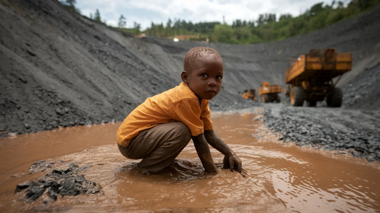 Poverty Drives Children into Dangerous Mine Work in DR Congo, Amid Landslide Deaths