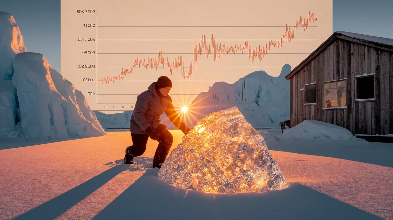 Ice Core Study Reveals Stable CO2 and CH4 Levels Over Past 3 Million Years