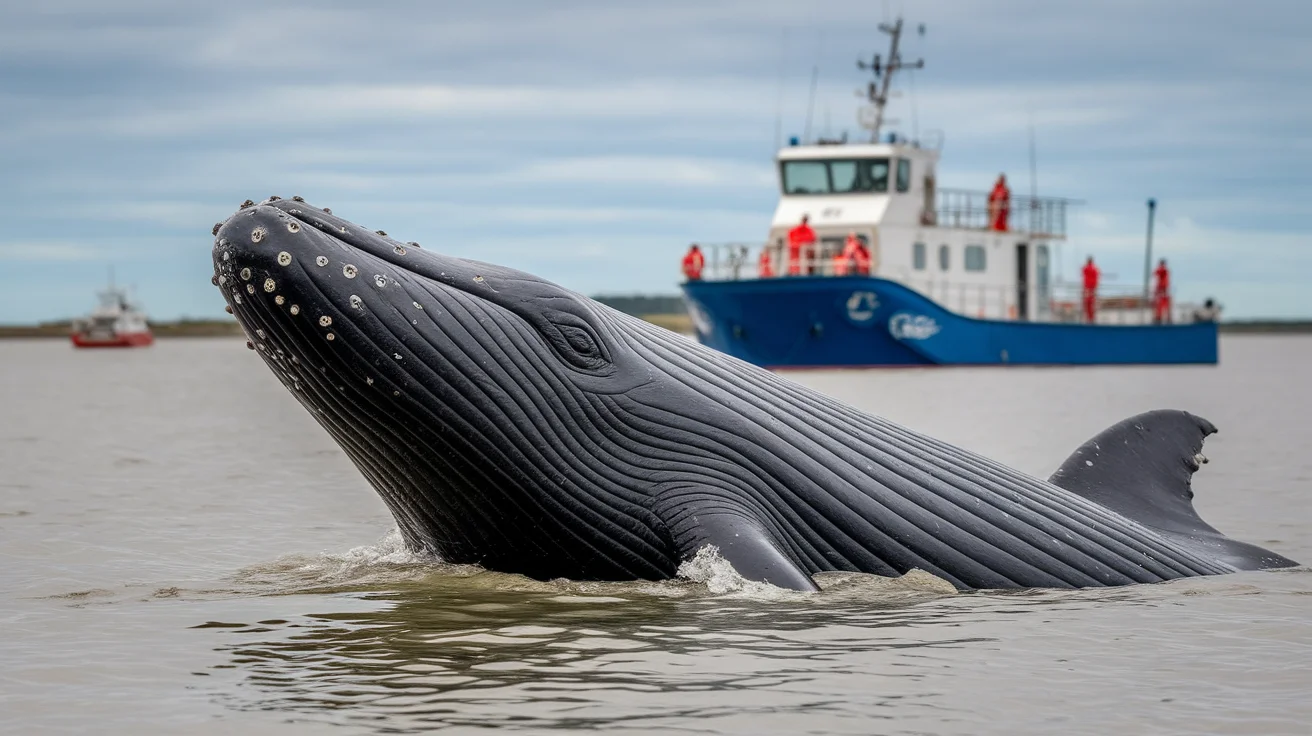 Germany: Efforts Continue to Free Stranded Humpback Whale