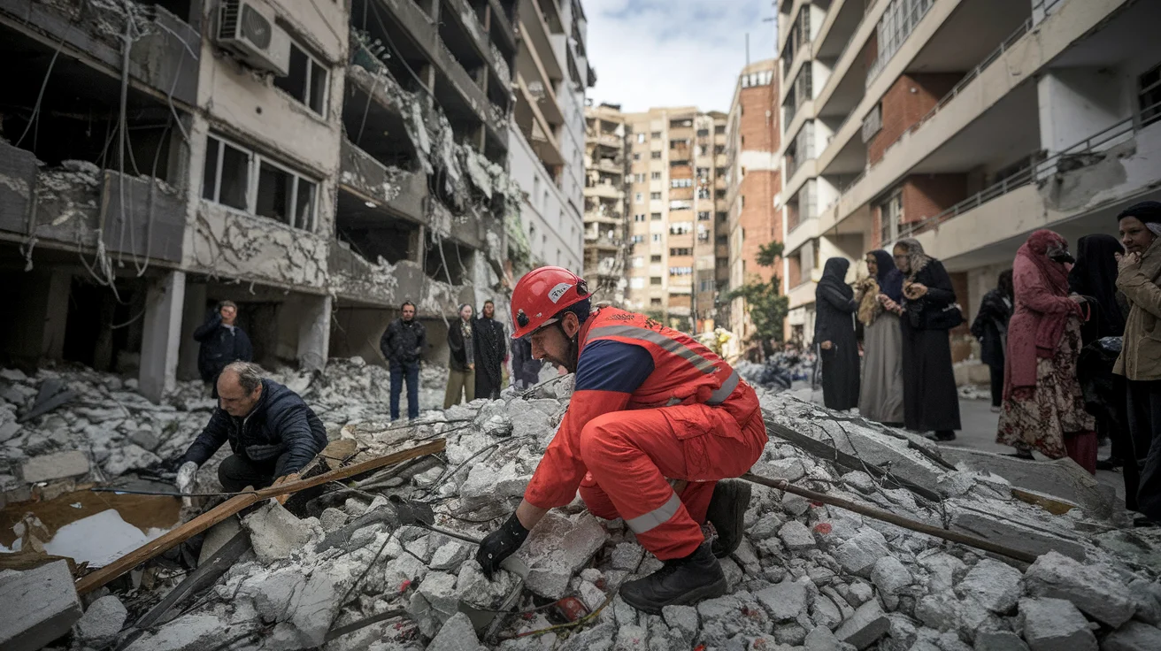 Tehran Civilians Caught in Strikes as Death Toll Rises, BBC Reports