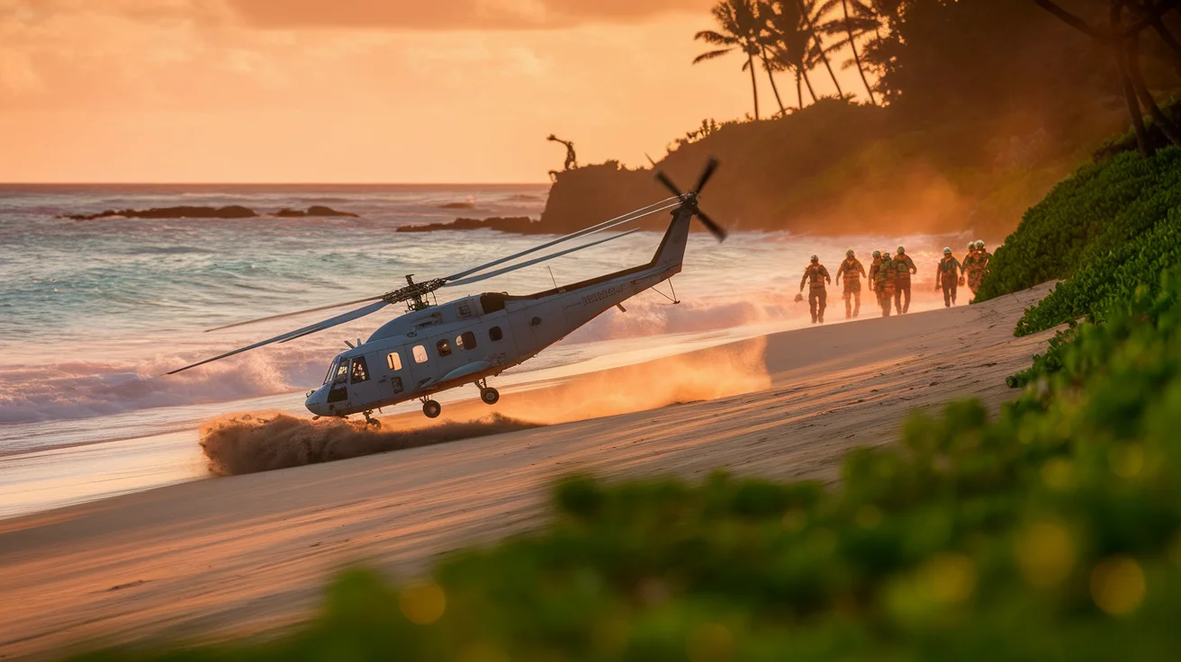 Three Killed in Helicopter Crash off Kauai, Hawaii