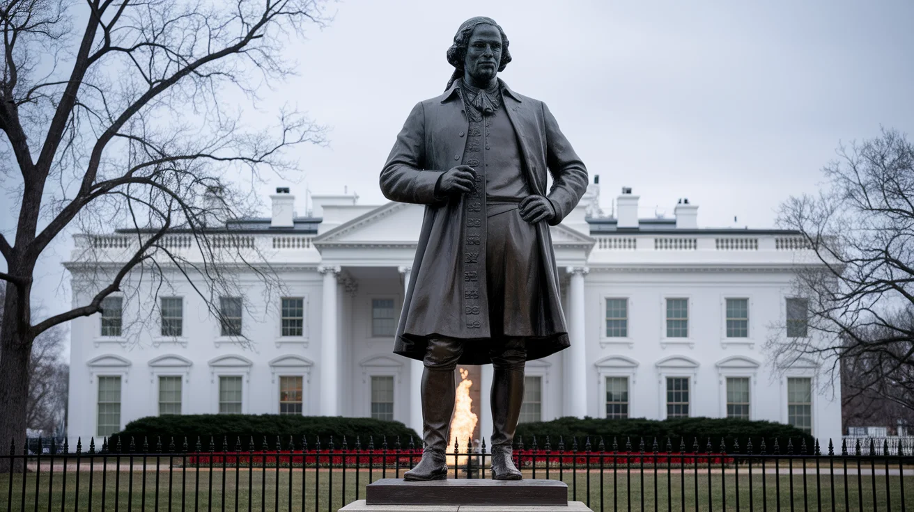 Trump Installs Christopher Columbus Statue on White House Grounds
