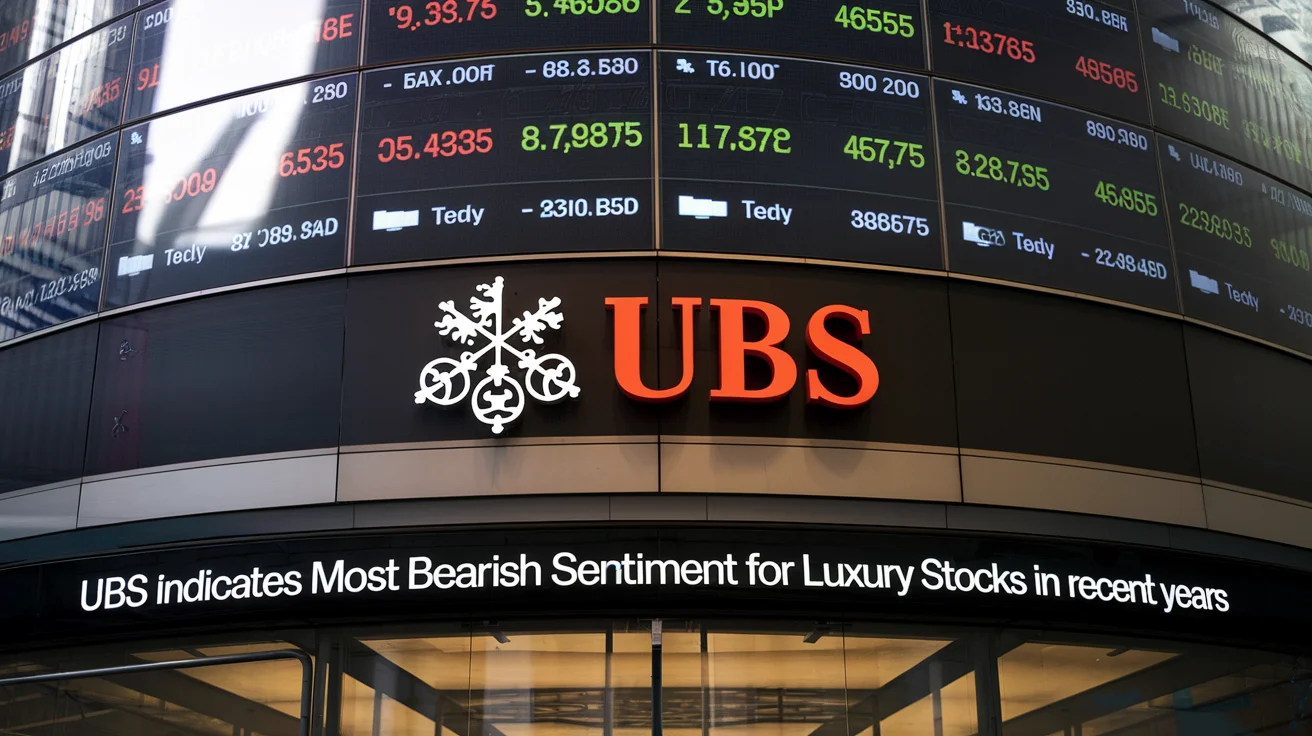 UBS Indicates Most Bearish Sentiment for Luxury Stocks in Recent Years